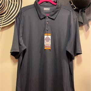 🖤😻😎NWT Black/Gray Performance Polo